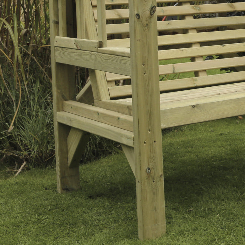Moorvalley 2 Seater Full Trellis Arbour | Sheds.co.uk