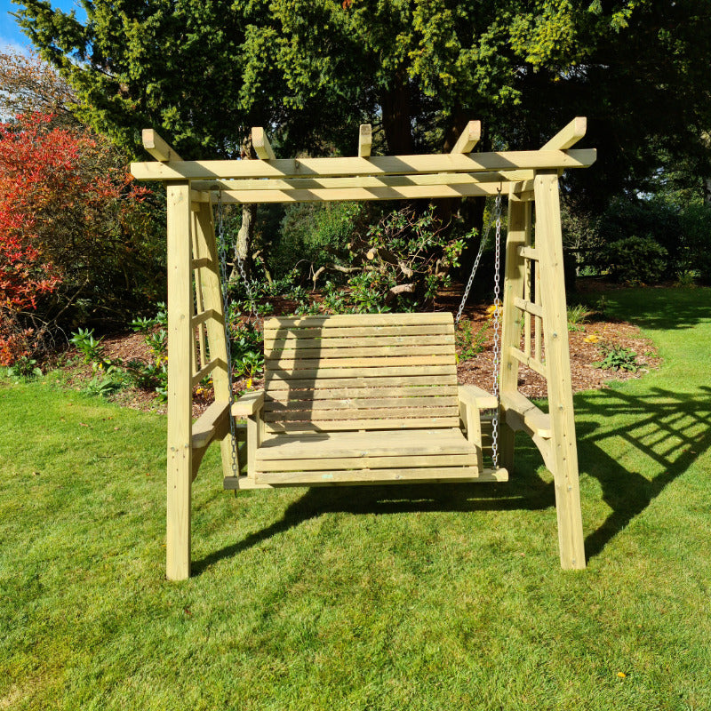 Moorvalley 2 Seater Full Trellis Swing Seat | Sheds.co.uk