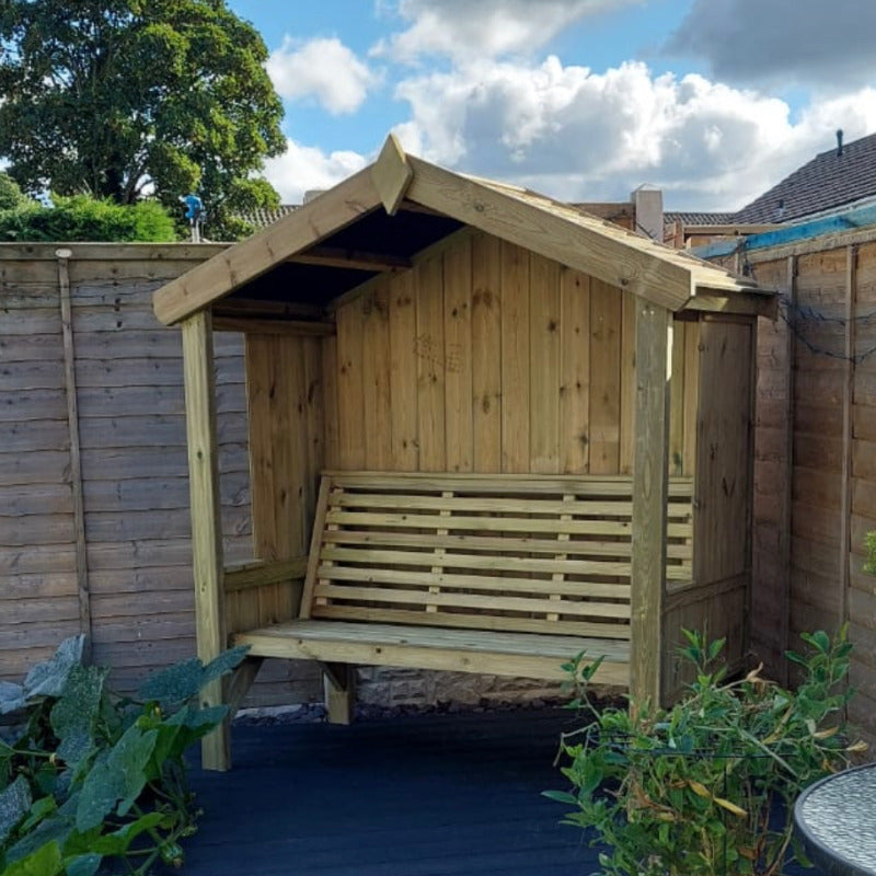 Moorvalley 3 Seater Classic Arbour | Sheds.co.uk