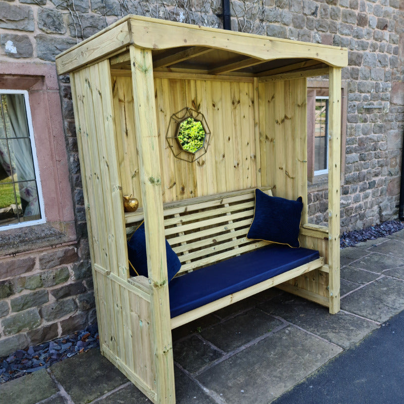 Moorvalley 3 Seater Foxcote Arbour | Sheds.co.uk