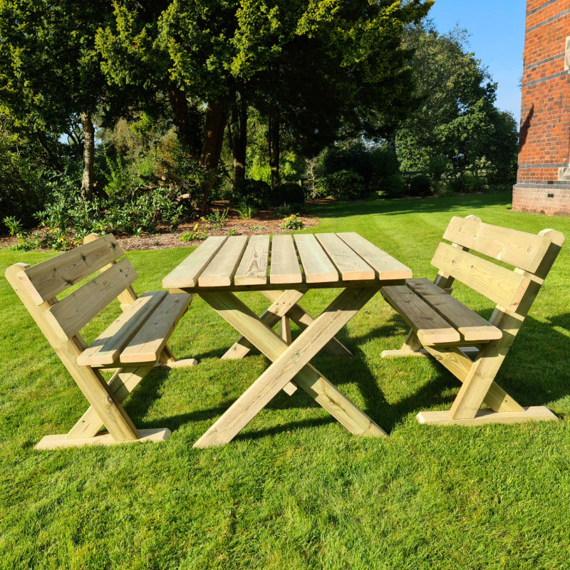 Moorvalley 4 Seater Cheddleton Dining Set | Sheds.co.uk