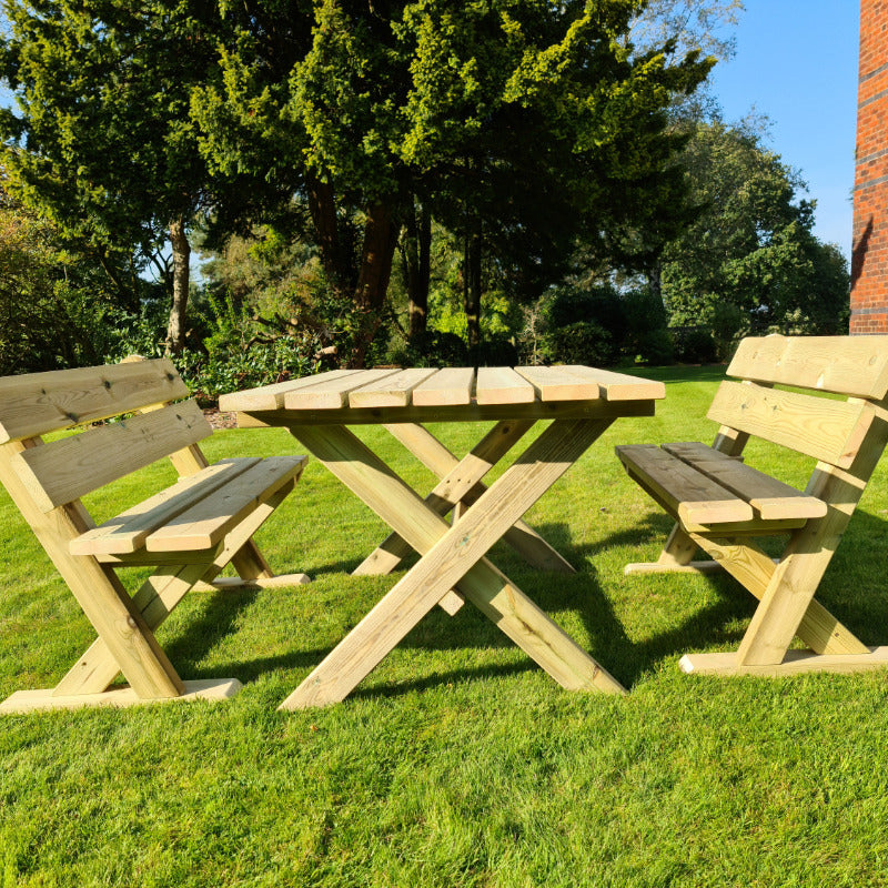 Moorvalley 4 Seater Cheddleton Dining Set | Sheds.co.uk