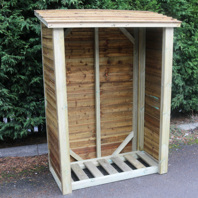 Moorvalley 5' High Single Log Store | Sheds.co.uk