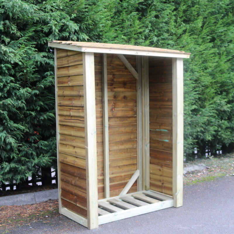 Moorvalley 6' High Single Log Store | Sheds.co.uk