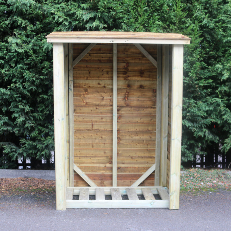 Moorvalley 6' High Single Log Store | Sheds.co.uk