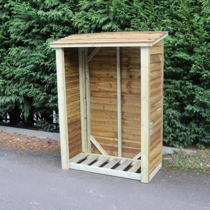 Moorvalley 6' High Single Log Store | Sheds.co.uk