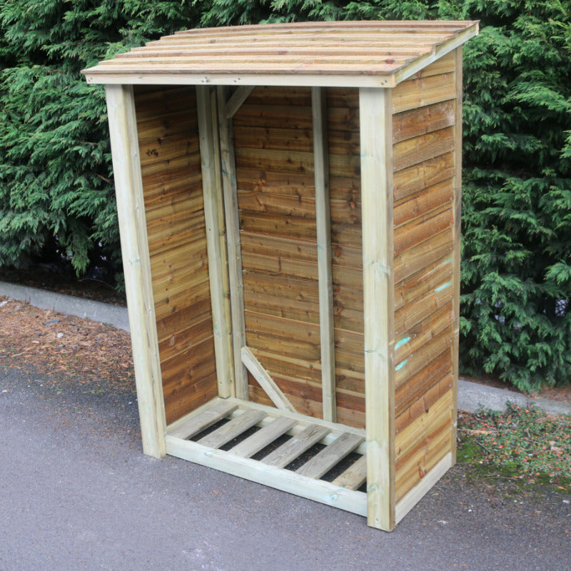 Moorvalley 6' High Single Log Store | Sheds.co.uk