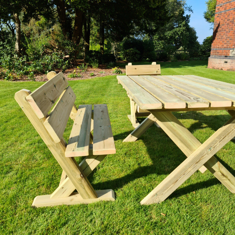 Moorvalley 6 Seater Cheddleton Dining Set | Sheds.co.uk