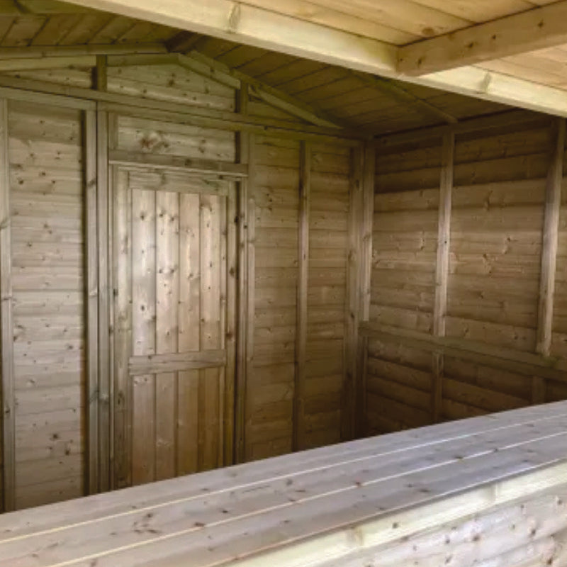 Moorvalley 8' x 6' Deluxe Loglap Event Chalet | Sheds.co.uk
