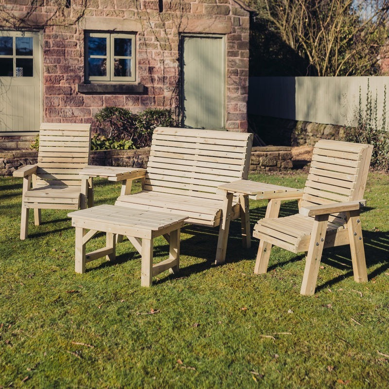 Moorvalley Ergo 4 Seater Multi Set | Sheds.co.uk