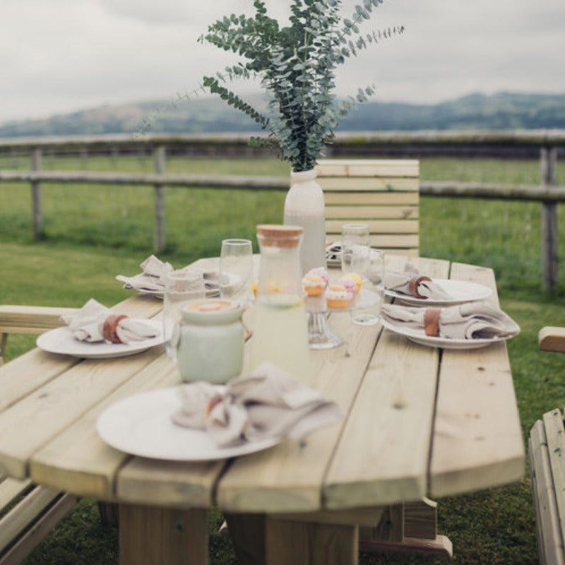 Moorvalley Ergo 6 Seater Rectangular Casual Dining Set | Sheds.co.uk