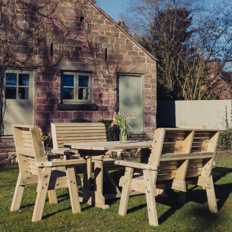 Moorvalley Ergo 8 Seater Rectangular Casual Dining Set | Sheds.co.uk