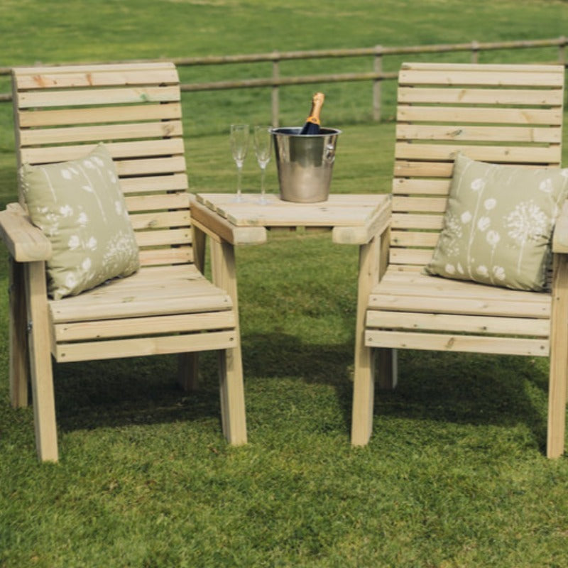 Moorvalley Ergo Love Seat | Sheds.co.uk