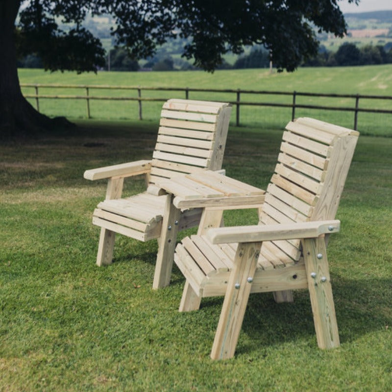Moorvalley Ergo Love Seat | Sheds.co.uk