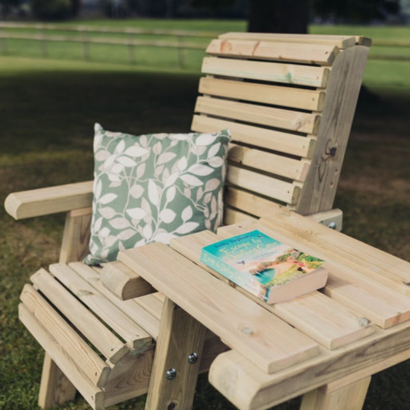 Moorvalley Ergo Love Seat With Square Tray | Sheds.co.uk
