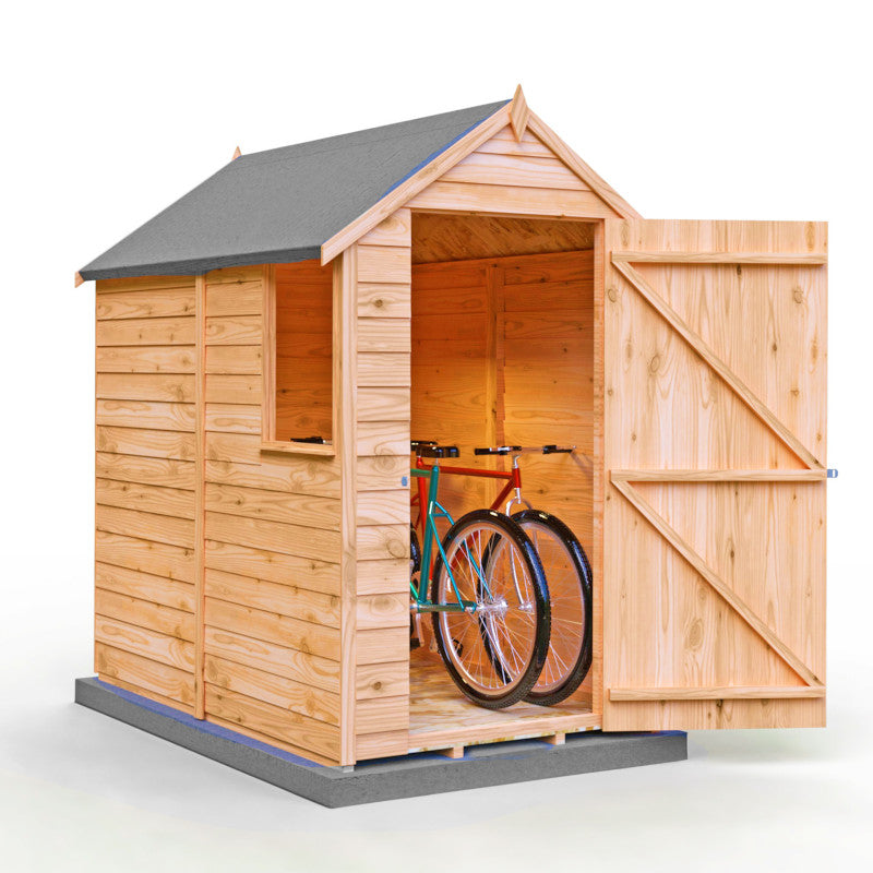 Loxley 4' x 6' Overlap Apex Shed | Sheds.co.uk