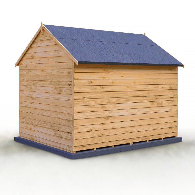 Loxley 6' x 8' Windowless Double Door Overlap Apex Shed | Sheds.co.uk