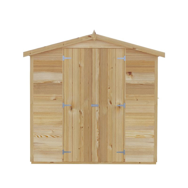 Loxley 6' x 10' Double Door Overlap Apex Shed | Sheds.co.uk
