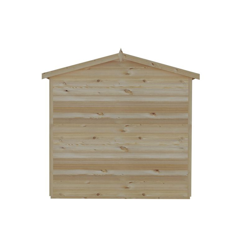 Loxley 6' x 12' Windowless Double Door Overlap Apex Shed | Sheds.co.uk