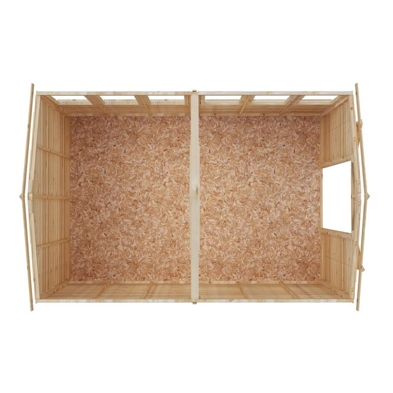 Loxley 8' x 12' Double Door Overlap Apex Shed | Sheds.co.uk