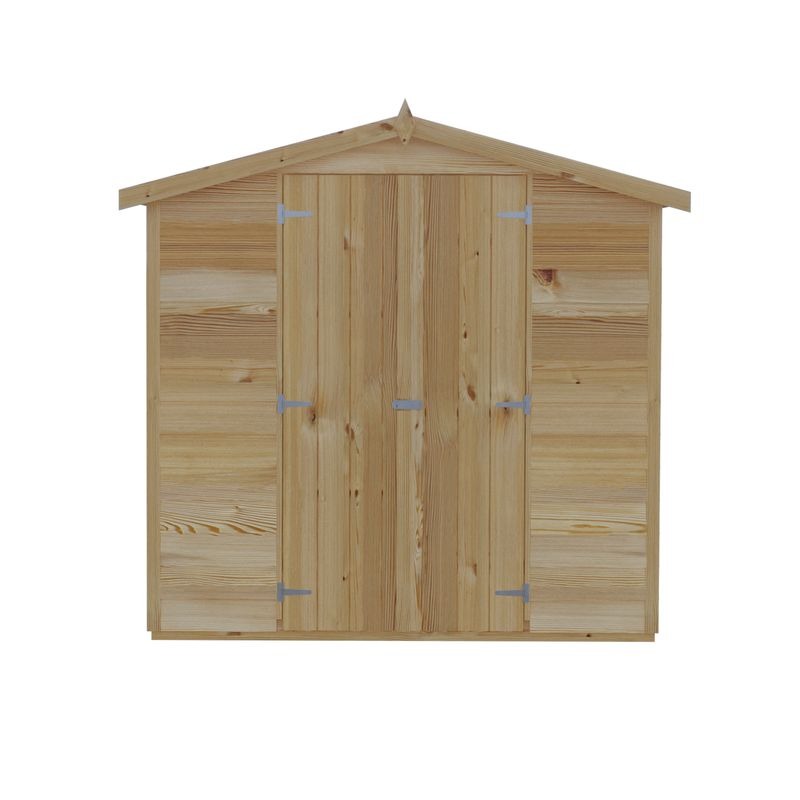 Loxley 6' x 10' Windowless Double Door Overlap Apex Shed | Sheds.co.uk