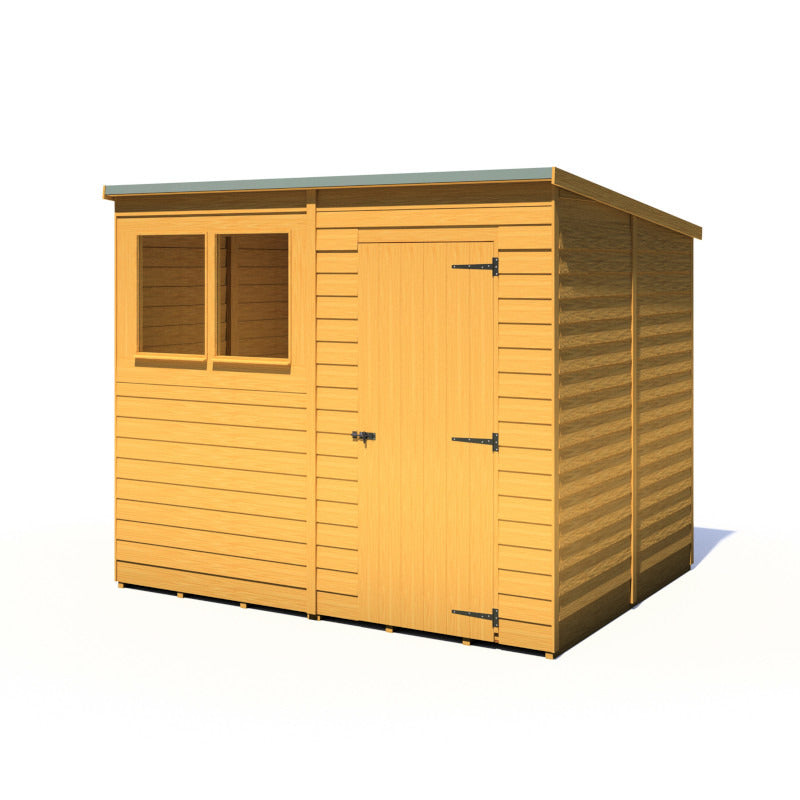 Loxley 8' x 6' Overlap Pent Shed | Sheds.co.uk