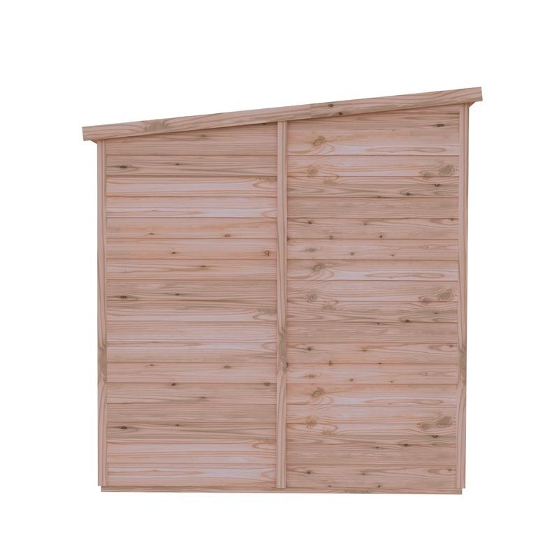 Loxley 12' x 6' Windowless Overlap Pent Shed | Sheds.co.uk