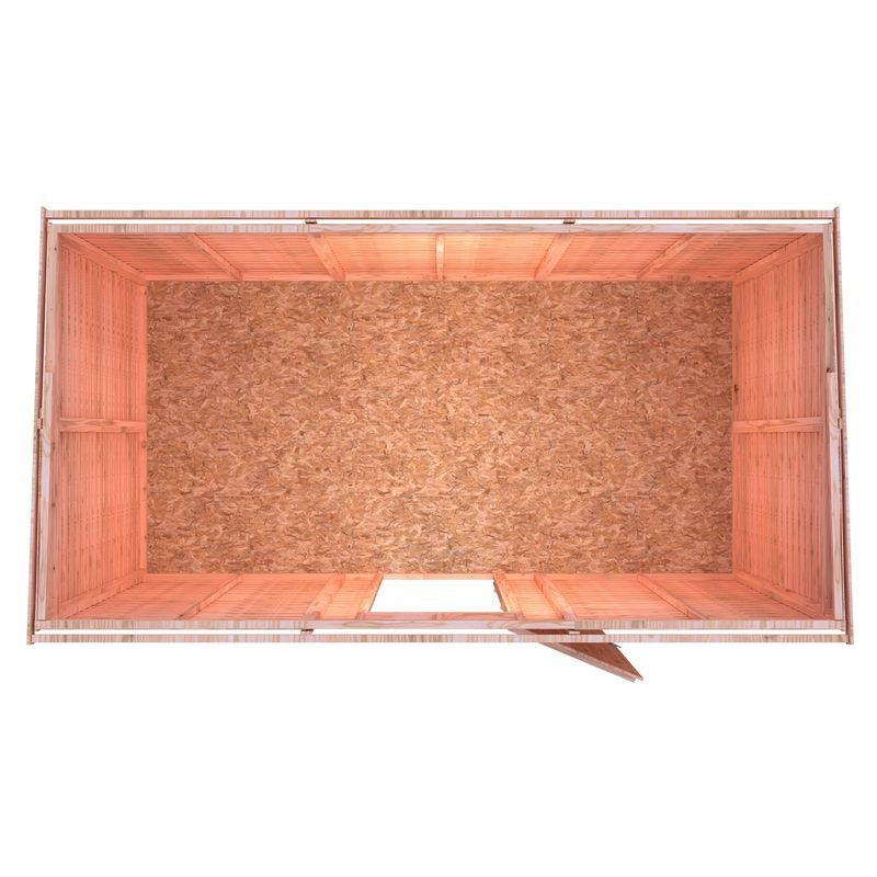 Loxley 12' x 6' Windowless Overlap Pent Shed | Sheds.co.uk