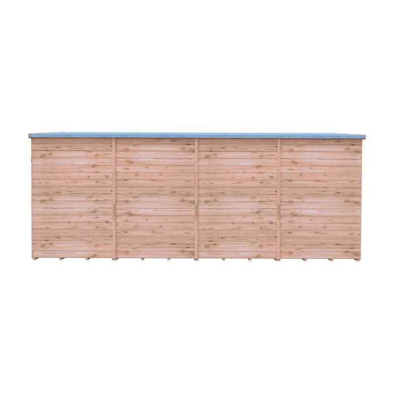 Loxley 16' x 6' Windowless Overlap Pent Shed | Sheds.co.uk