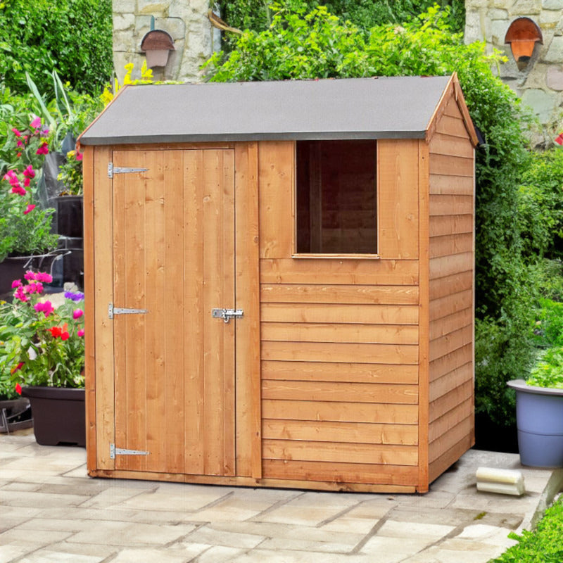 Loxley 6' x 4' Overlap Reverse Apex Shed | Sheds.co.uk