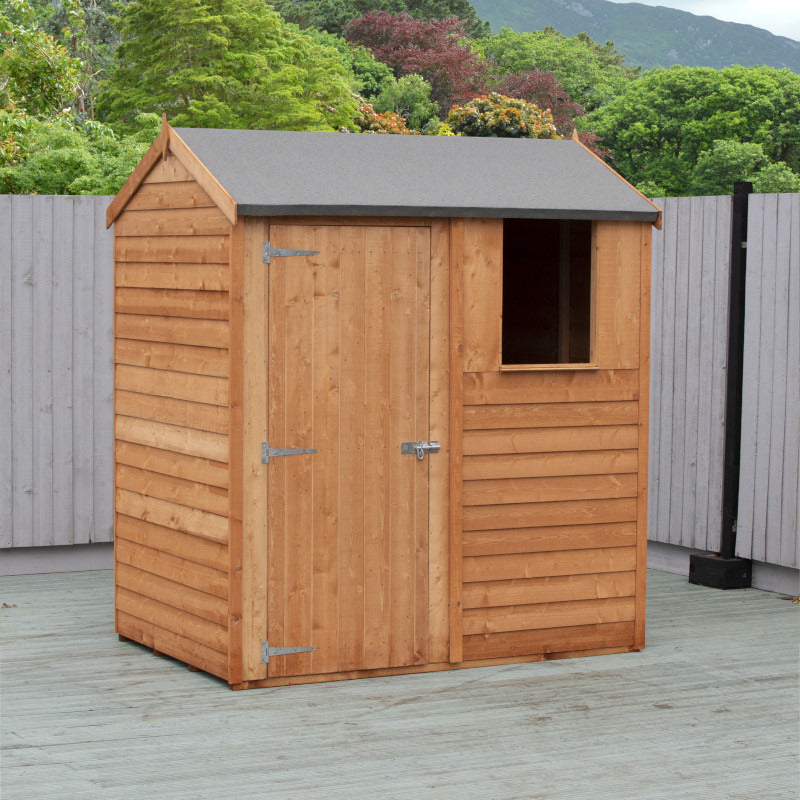Loxley 6' x 4' Overlap Reverse Apex Shed | Sheds.co.uk