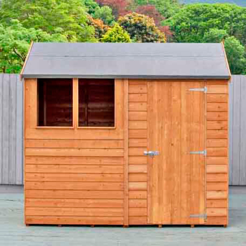 Loxley 8' x 6' Overlap Reverse Apex Shed | Sheds.co.uk