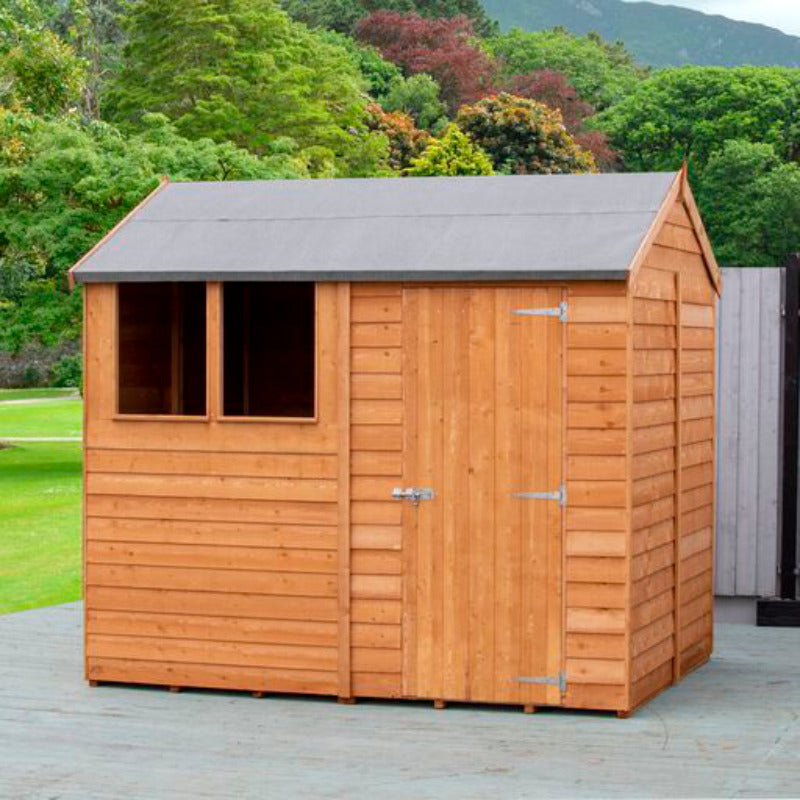 Loxley 8' x 6' Overlap Reverse Apex Shed | Sheds.co.uk