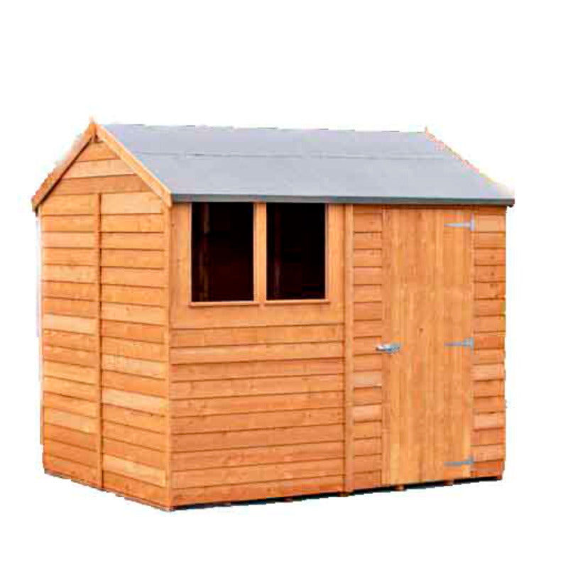 Loxley 8' x 6' Overlap Reverse Apex Shed | Sheds.co.uk