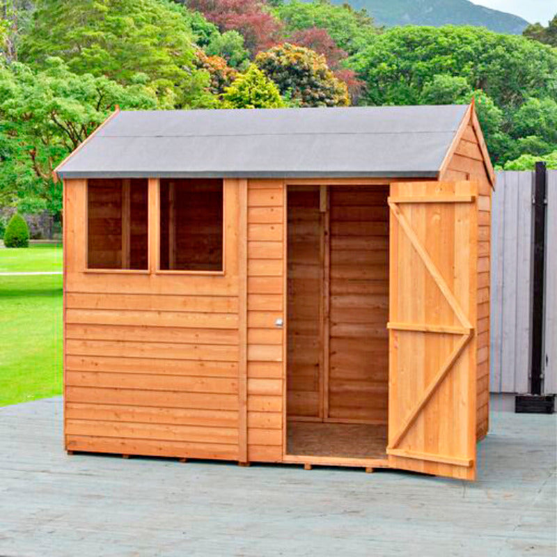 Loxley 8' x 6' Overlap Reverse Apex Shed | Sheds.co.uk