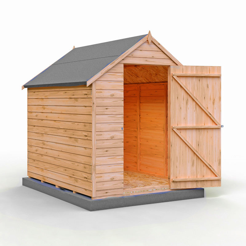 Loxley 5' x 7' Windowless Overlap Apex Shed | Sheds.co.uk