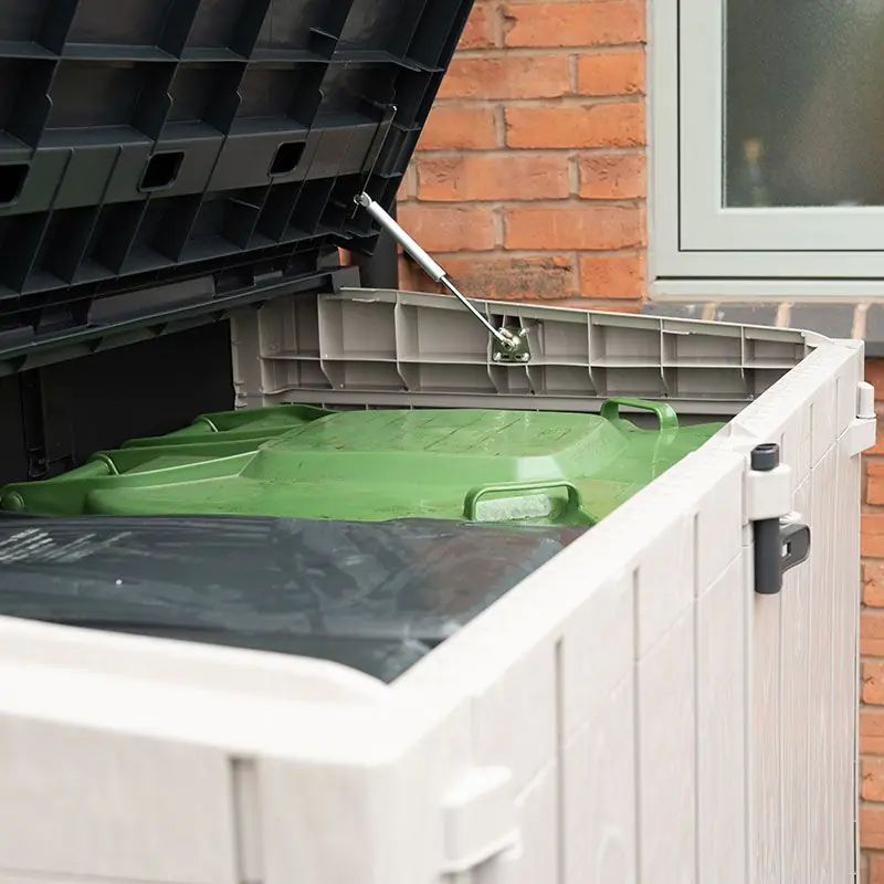 Hartwood Extra Large Plastic Garden Bin Store | Sheds.co.uk