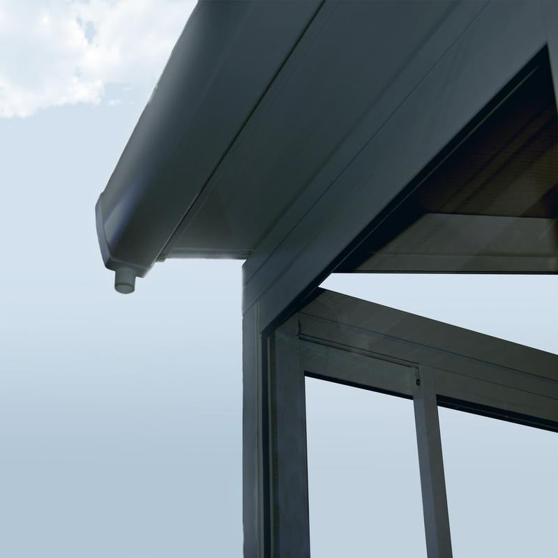 Palram - Canopia 10' x 10' Sanremo Veranda - Grey Clear | Sheds.co.uk