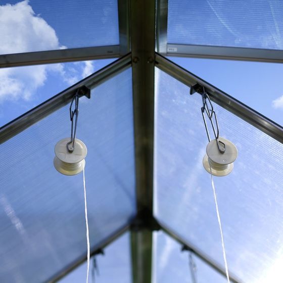 Palram - Canopia 10' x 12' Balance Silver Polycarbonate Greenhouse | Sheds.co.uk