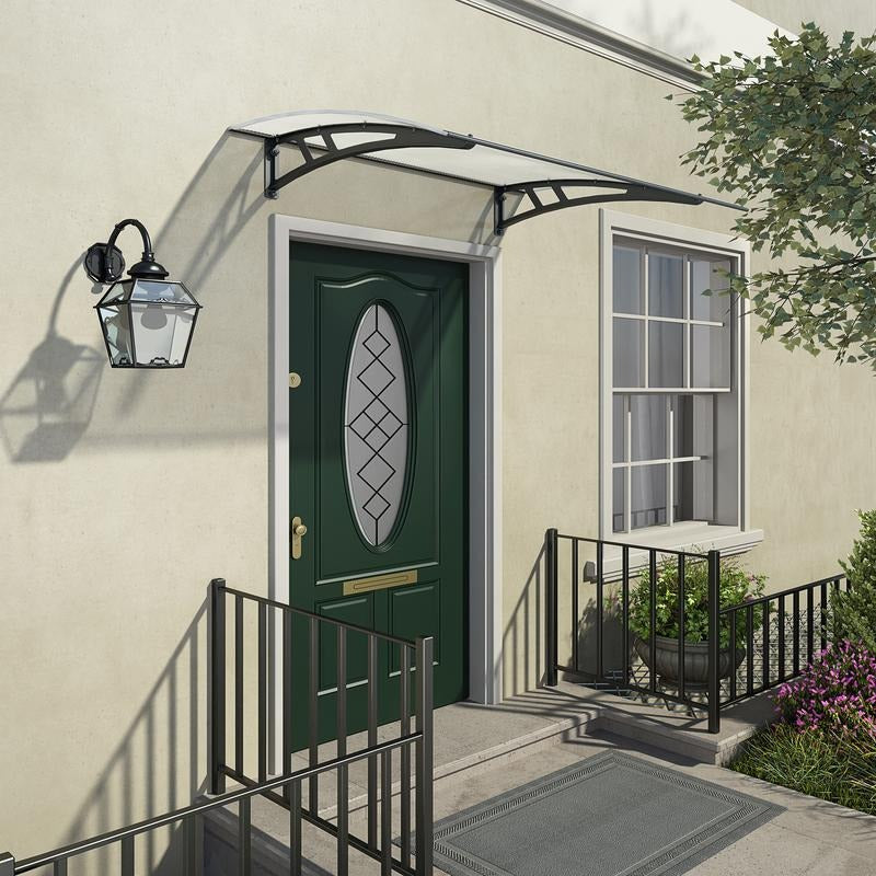 Palram - Canopia 1350 Calisto Doorway Canopy - Grey | Sheds.co.uk