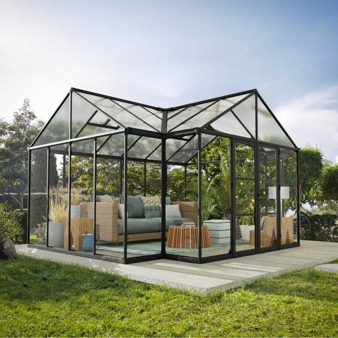 Palram - Canopia 15' x 12' Victory Grand Garden Chalet | Sheds.co.uk