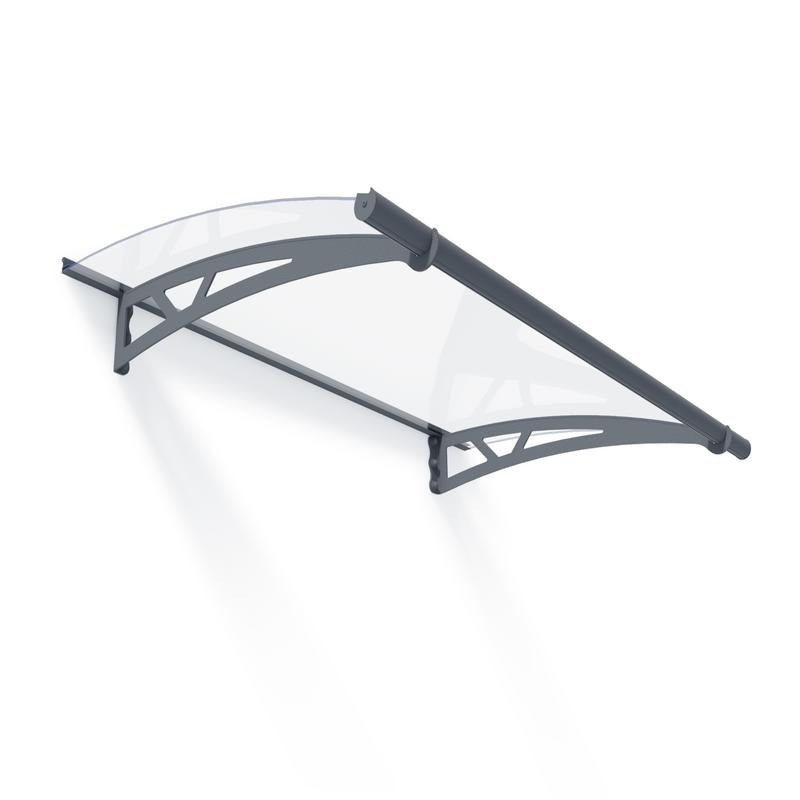 Palram - Canopia 1500 Altair Doorway Canopy - Grey Clear | Sheds.co.uk