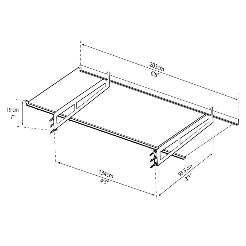 Palram - Canopia 2050 Bremen Doorway Canopy - Grey Clear