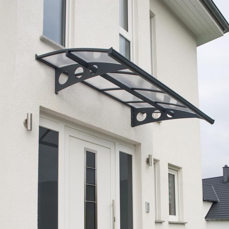 Palram - Canopia 2230 Herald Doorway Canopy - Grey Mist | Sheds.co.uk