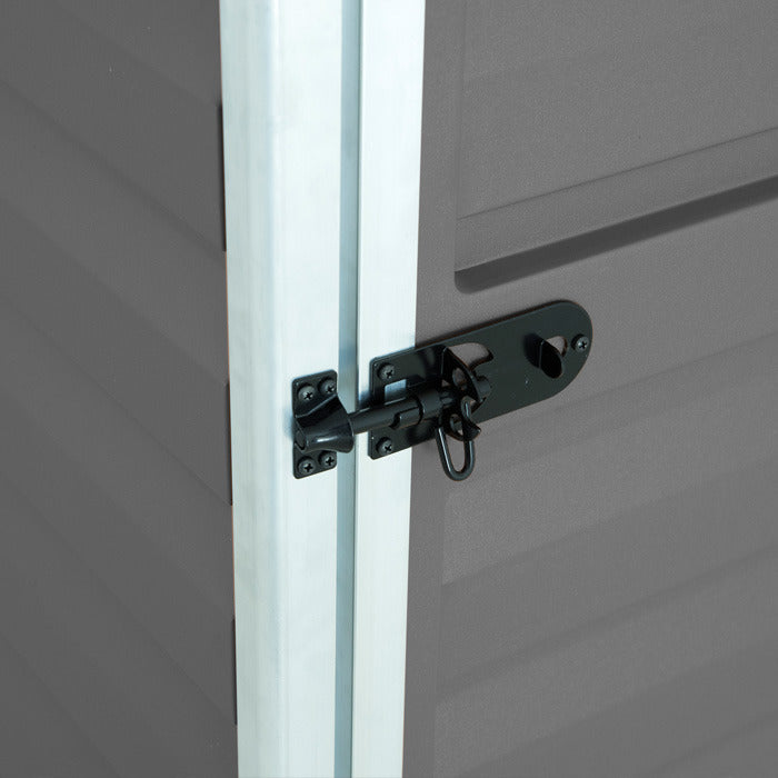 Palram - Canopia 4' x 6' Skylight Pent Grey Shed | Sheds.co.uk