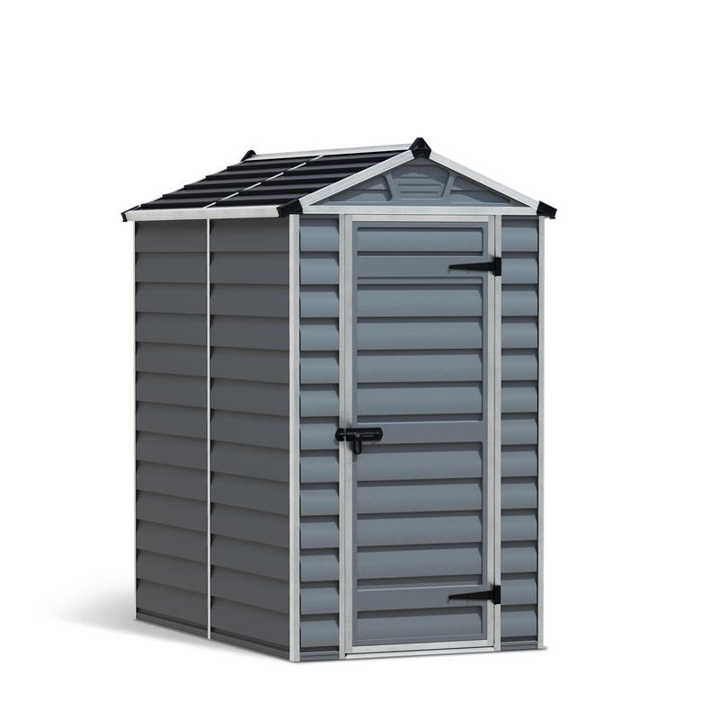 Palram - Canopia 4' x 6' Skylight Plastic Grey Shed | Sheds.co.uk