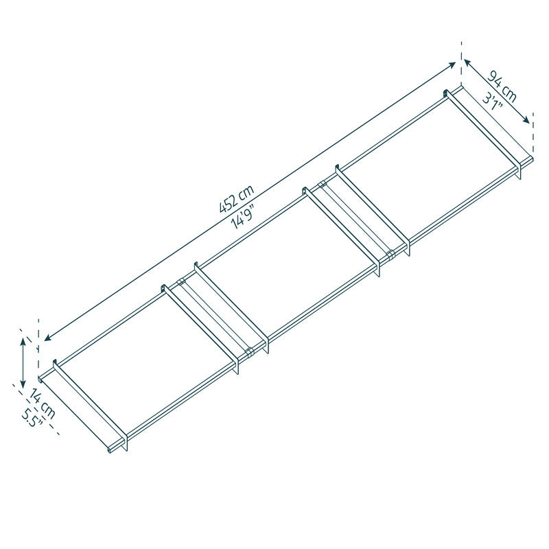 Palram - Canopia 4500 Nancy Doorway Canopy - Grey Clear