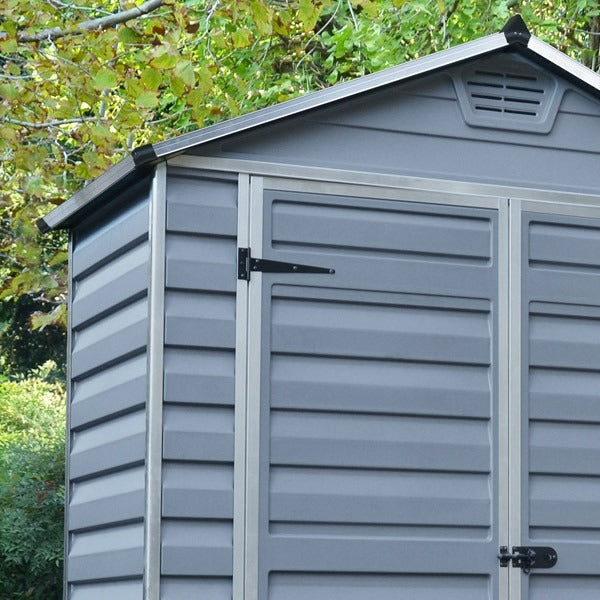 Palram - Canopia 6' x 3'  Skylight Plastic Grey Shed | Sheds.co.uk