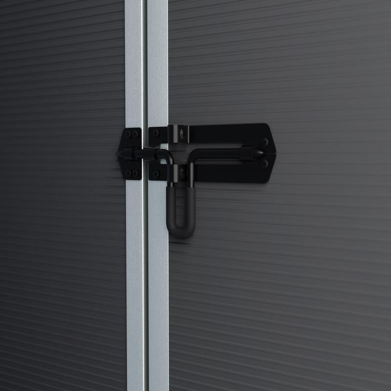 Palram - Canopia 6' x 5' Rubicon Plastic Dark Grey Shed | Sheds.co.uk
