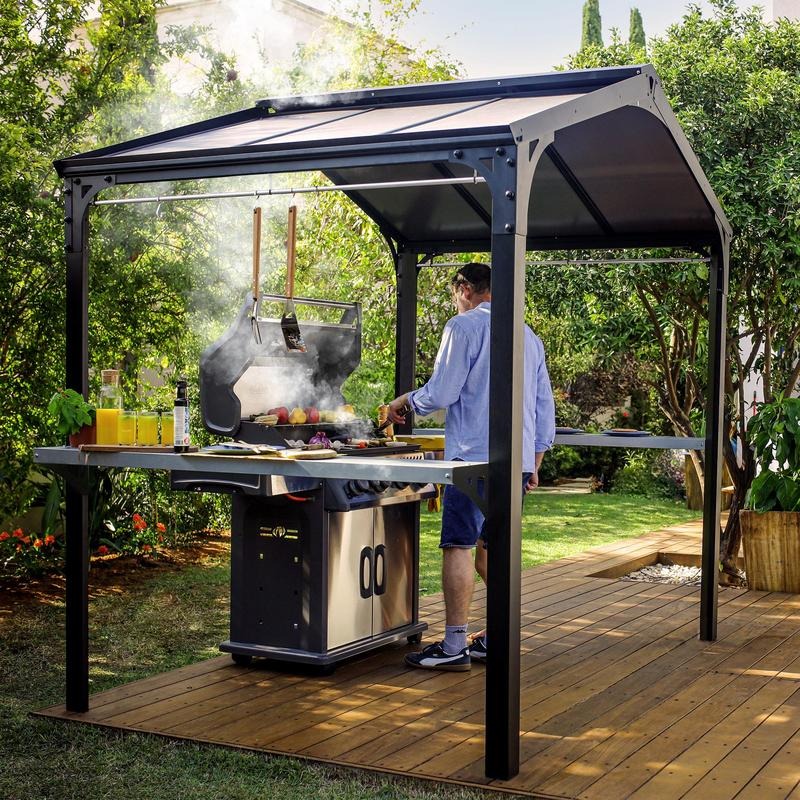 Palram - Canopia 6' x 8' Austin BBQ Gazebo | Sheds.co.uk